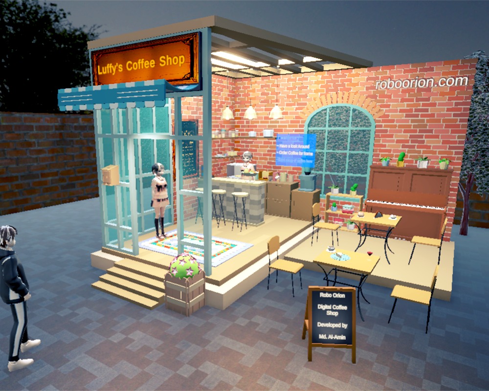 Interactive Digital VR Shop Design
